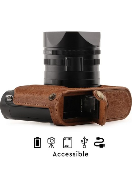 MG1401 Leica Q (Typ 116) Hakiki Deri Kamera Çantası fiyatları