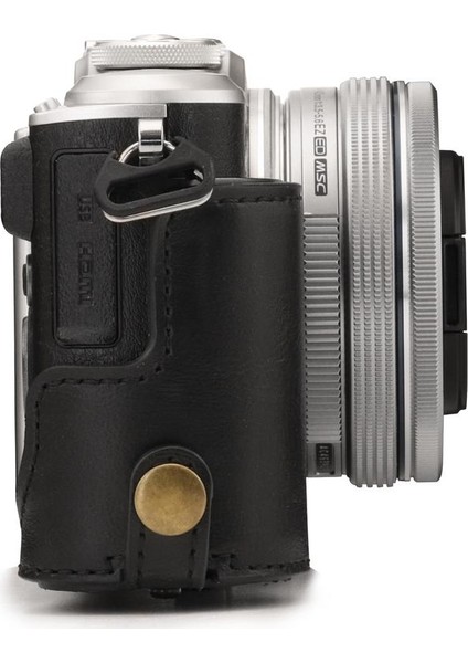 Panasonic ZS200, DC-TZ200 Suni Deri Dikey Kamera Çantası indirimleri
