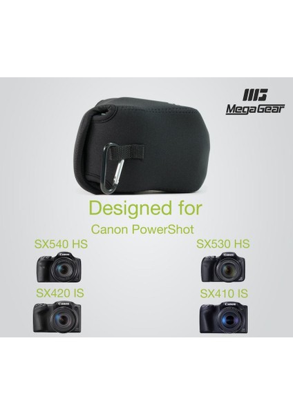 MG505 Powershot Sx540 Hs, Sx530 Hs, Sx420 Is, Sx410 Is Neopren Kamera Kılıfı