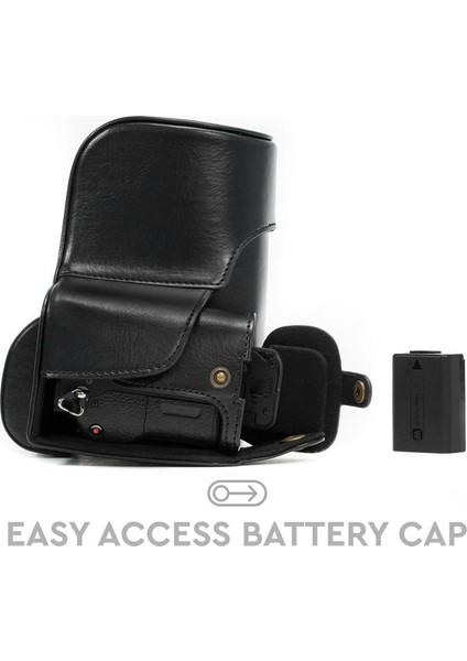 Sony Alpha A7S II, A7R II, A7II Suni Deri Kamera Çantası modelleri