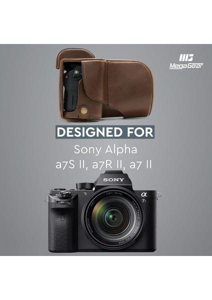 Sony Alpha A7S II, A7R II, A7II Suni Deri Kamera Çantası fırsatları
