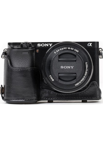 Sony Alpha A6000, A6300 Gerçek Deri Kamera Çantası modelleri