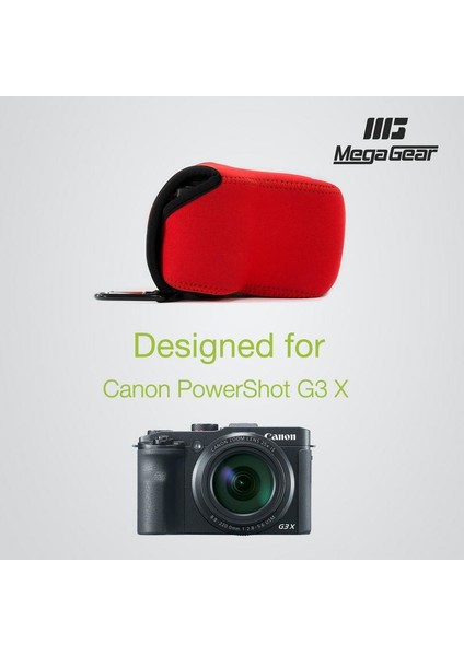 MG575 Powershot G3 X Neopren Kamera Kılıfı
