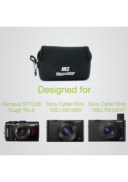 MG591 Sony Cyber-Shot Dsc-Rx100 Vı, Dsc-Rx100 V, Dsc-Rx100 Iv, Olympus Tough Tg-5, Tg-4 Neopren Kamera Kılıfı indirimleri