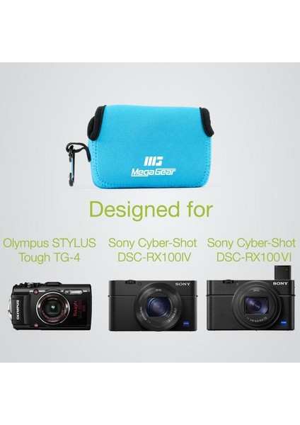 MG592 Sony Cyber-Shot Dsc-Rx100 Vı, Dsc-Rx100 V, Dsc-Rx100 Iv, Olympus Tough Tg-5, Tg-4 Neopren Kamera Kılıfı indirimleri