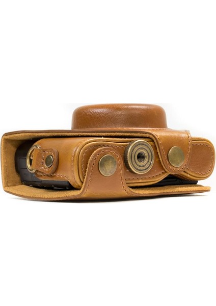 Sony Cyber-Shot DSC-HX80, HX90V Suni Deri Kamera Çantası modelleri