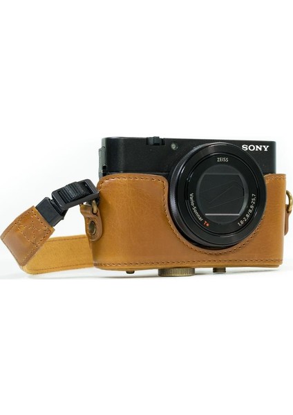 Sony Cyber-Shot DSC-HX80, HX90V Suni Deri Kamera Çantası fırsatları