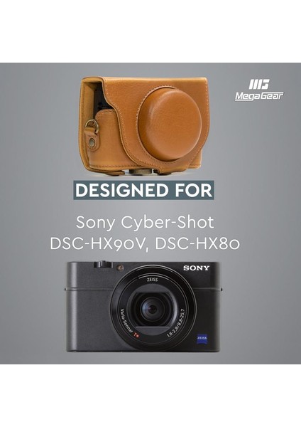 Sony Cyber-Shot DSC-HX80, HX90V Suni Deri Kamera Çantası indirimleri