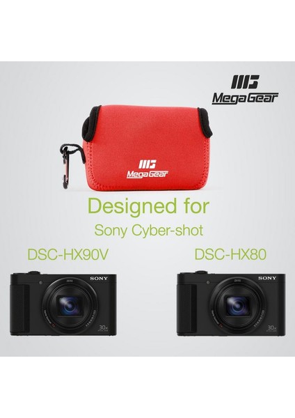 MG612 Sony Cyber-Shot Dsc-Hx80, Dsc-Hx90V Neopren Kamera Kılıfı