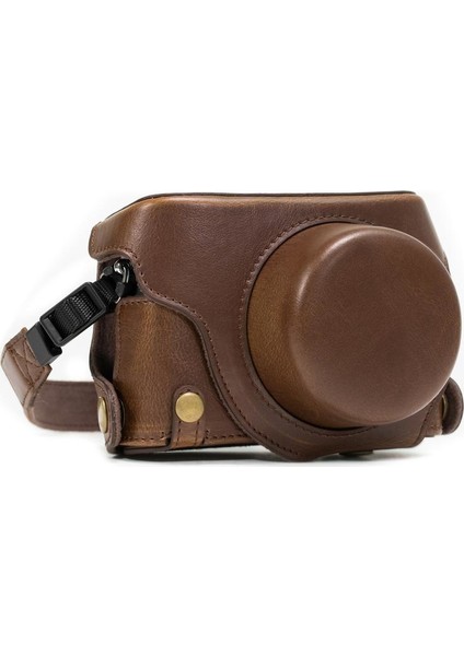 Panasonic Lumix DMC-LX100 Suni Deri Kamera Çantası
