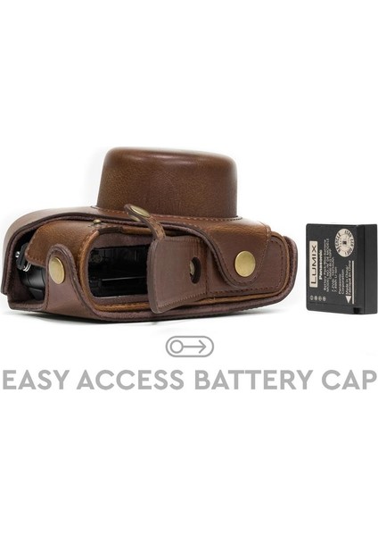 Panasonic Lumix DMC-LX100 Suni Deri Kamera Çantası fırsatları