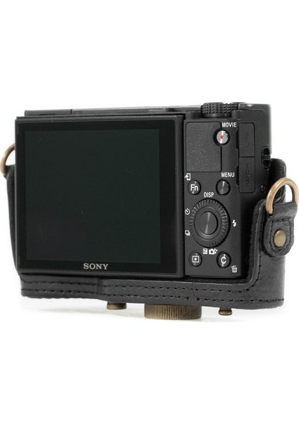 Sony Dsc-Rx100VI, 100V, 100IV Gerçek Deri Kamera Çantası modelleri