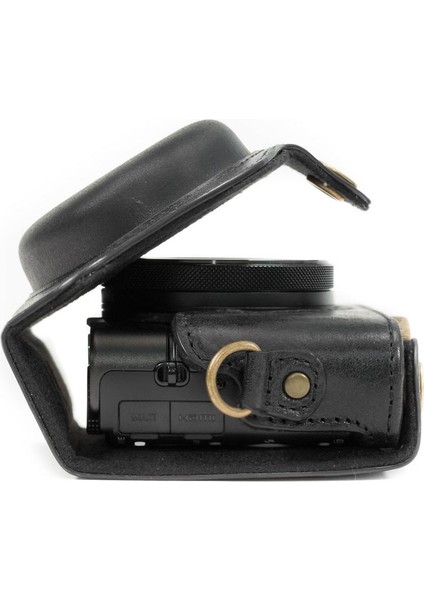 Sony Dsc-Rx100VI, 100V, 100IV Gerçek Deri Kamera Çantası indirimleri