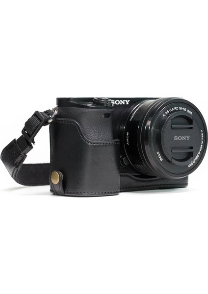 MG960 Sony Alpha A6300, A6000 Deri Kamera Çantası