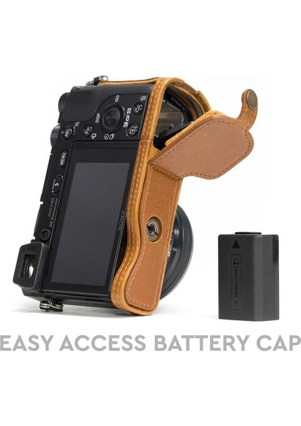 MG962 Sony Alpha A6300, A6000 Deri Kamera Çantası fiyatları