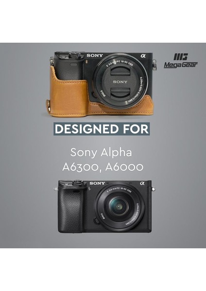 MG962 Sony Alpha A6300, A6000 Deri Kamera Çantası fırsatları