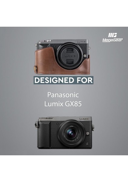 MG973 Panasonic Lumix Dmc-Gx85, Gx80 Deri Kamera Çantası