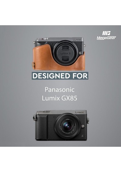 MG974 Panasonic Lumix Dmc-Gx85, Gx80 Deri Kamera Çantası