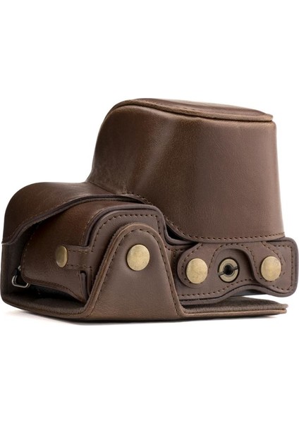 Sony Alpha A6000 A6300(16-50mm) Suni Deri Kamera Çantası