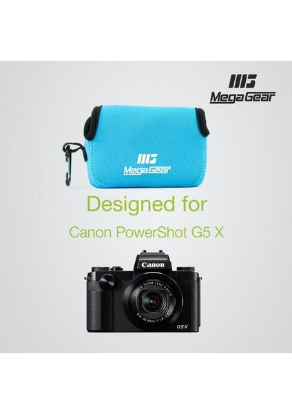 MG682 Powershot G5 X, G5 X Mark II Neopren Kamera Kılıfı