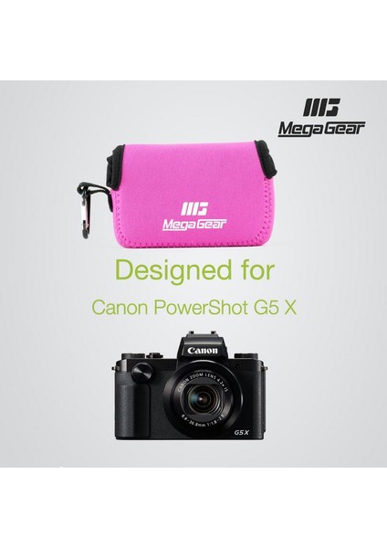 MG682 Powershot G5 X, G5 X Mark II Neopren Kamera Kılıfı