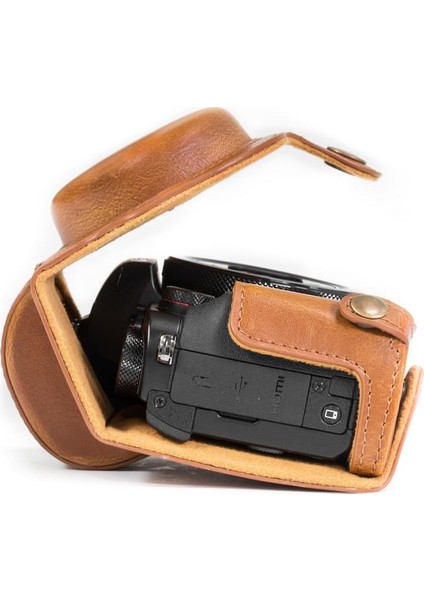 Canon Powershot G5 X Suni Deri Kamera Çantası modelleri