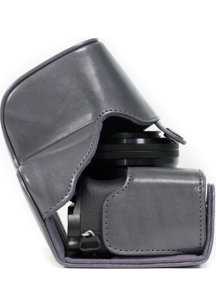 Sony Alpha A6000 A6300(16-50mm) Suni Deri Kamera Çantası fiyatları