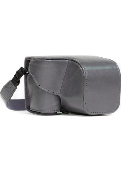 Sony Alpha A6000 A6300(16-50mm) Suni Deri Kamera Çantası modelleri