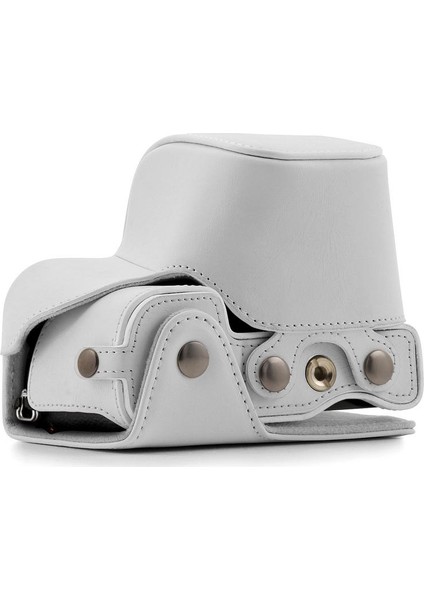 Sony Alpha A6000 A6300(16-50mm) Suni Deri Kamera Çantası