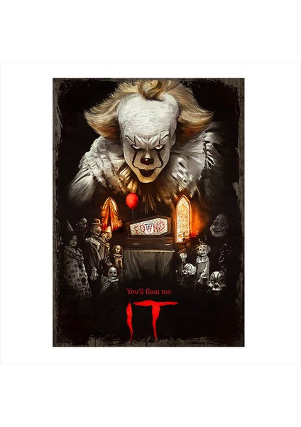 Ahşap Tablo Stephen King iT O