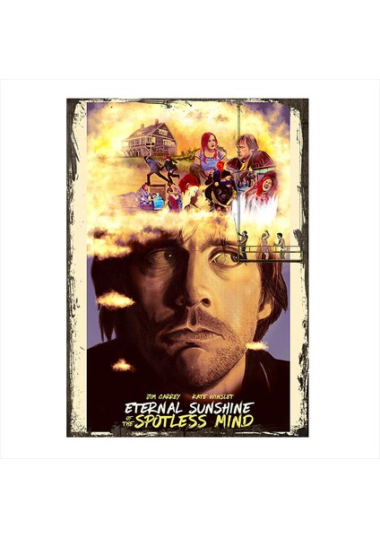 Ahşap Tablo Eternal Sunshine Sil Baştan