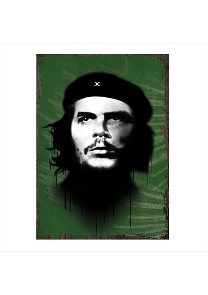 Ahşap Tablo Ernesto Che Guevera