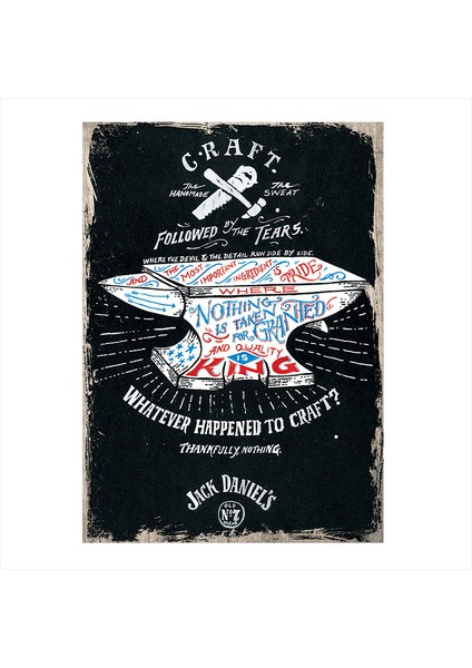 Ahşap Tablo Craft Daniels
