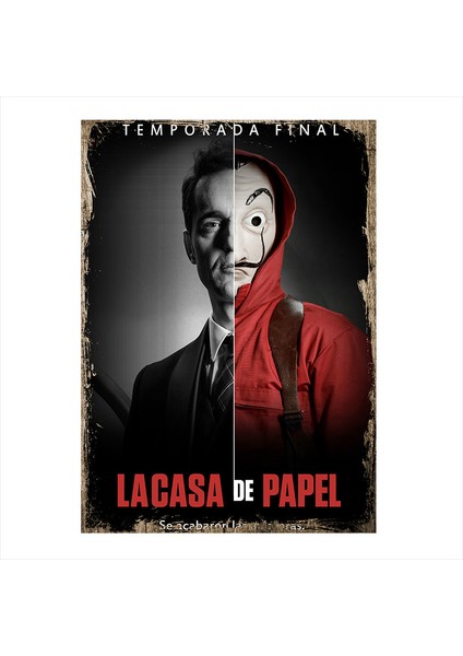 Ahşap Tablo La Casa De Papel