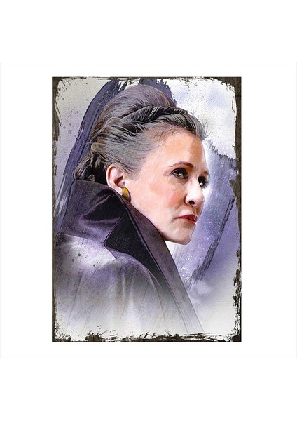 Tablomega Ahşap Tablo Star Wars Prenses Leia Organa