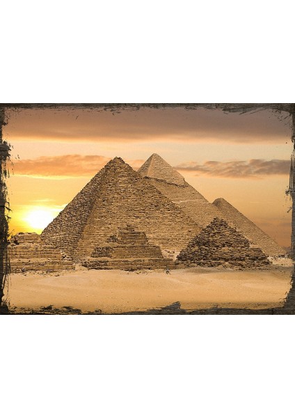 Ahşap Tablo Büyük Giza Pramidi