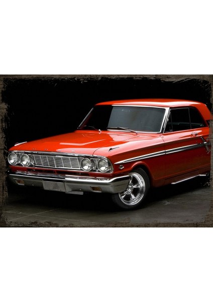 Ahşap Tablo 1964 Ford Fairlane 500