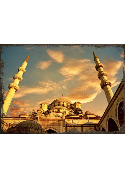 Tablomega Ahşap Tablo İstanbul da Cami