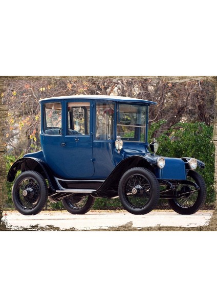 Ahşap Tablo 1916 Detroit Elektrikli Otomobil