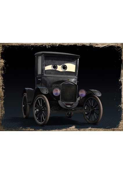 Ahşap Tablo Yıldırım Mcqueen