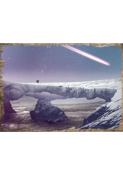 Ahşap Tablo Diğer Dünyalar