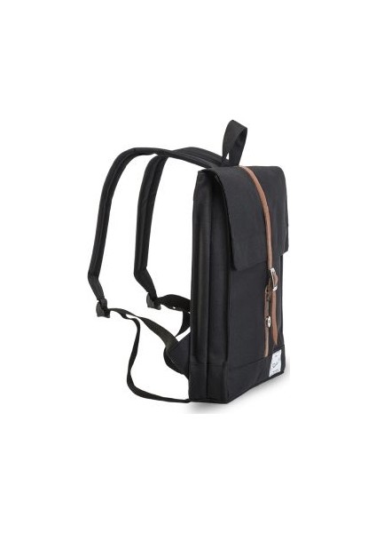 MBS Black Backpack Laptop Bölmeli Sırt Çantası