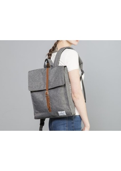 MBS Grey Backpack Laptop Bölmeli Sırt Çantası