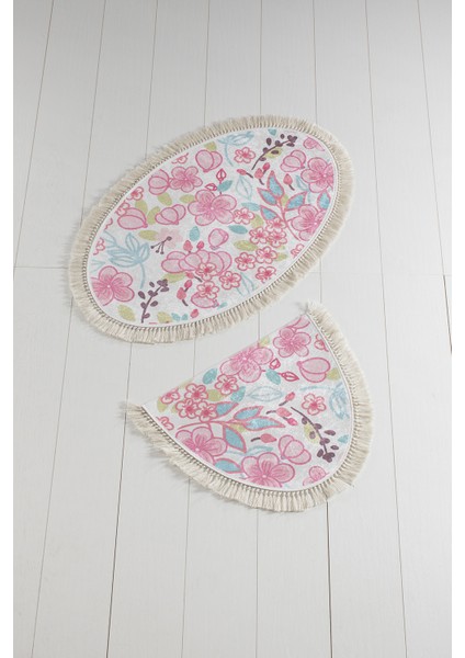 Dolce Oval 2 Lı Set Banyo Halısı