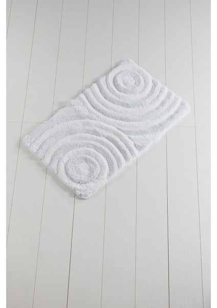 Wave Beyaz 60 x 100 Cm Banyo Halısı