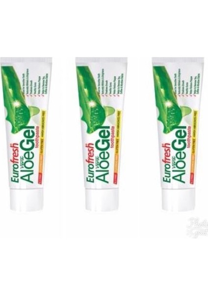 Eurofresh Aloe Veralı Diş Macunu +3 Adet