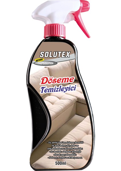 - Solutex Kumaş ve Döşeme & Halı Temizleyicisi 500ML