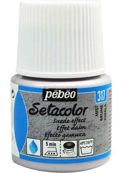 Setacolor Suede Effect Kumaş Boyası 45Ml N:317 Mist