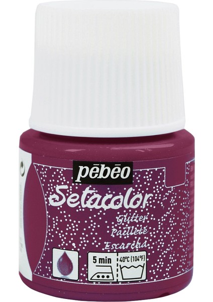 Setacolor Glitter Kumaş Boyası 45Ml N:207 Tourmaline