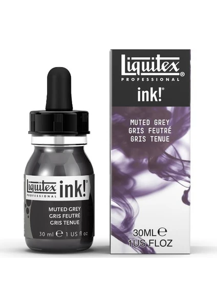 Liquitex Akrilik Mürekkep 30Ml - Muted Grey